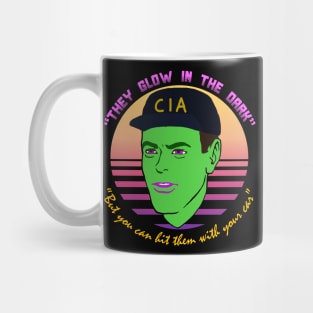 They Glow In The Dark - CIA, Undercover, Terry Davis, Meme Mug